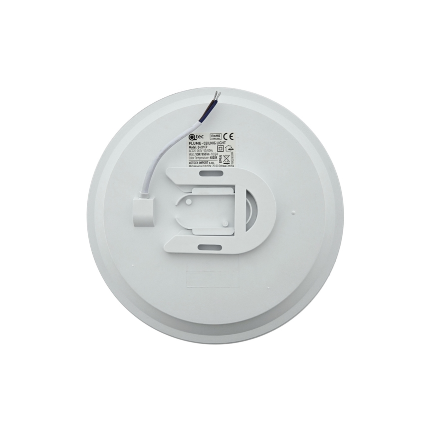 LED vannitoa laelamp FLUME LED/10W/230V läbimõõt 22,5 cm IP44 must