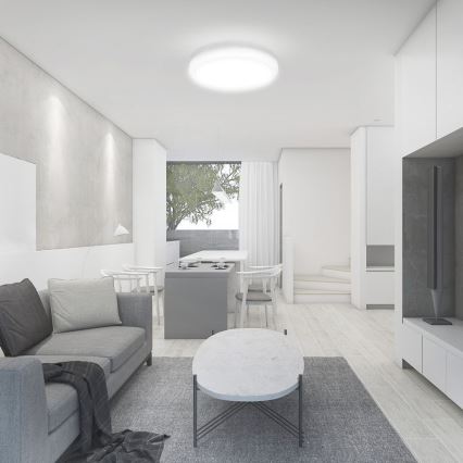 LED vannitoa laevalgusti LED/18W/230V 4000K IP44 läbimõõt 25 cm valge