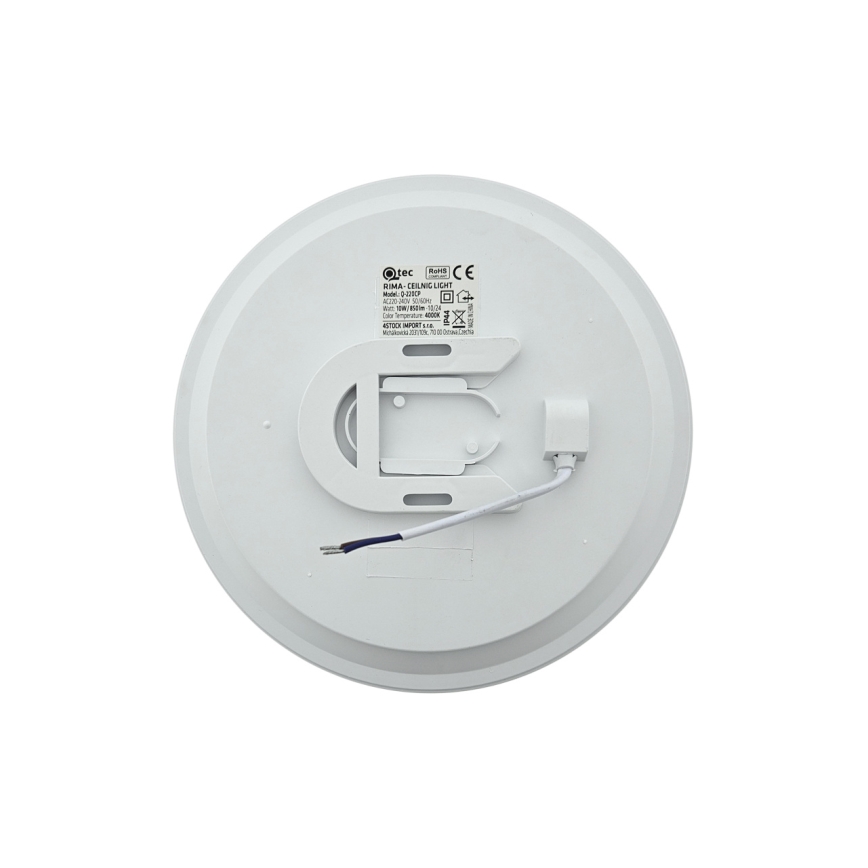 LED vannitoa laelamp RIMA LED/10W/230V Ø 22,5 cm IP44 valge