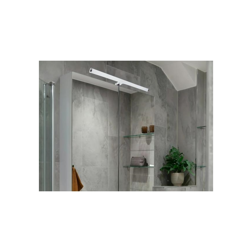 LED vannitoa peegelvalgusti LED/12W/230V 59,5 cm IP44 läikiv kroom