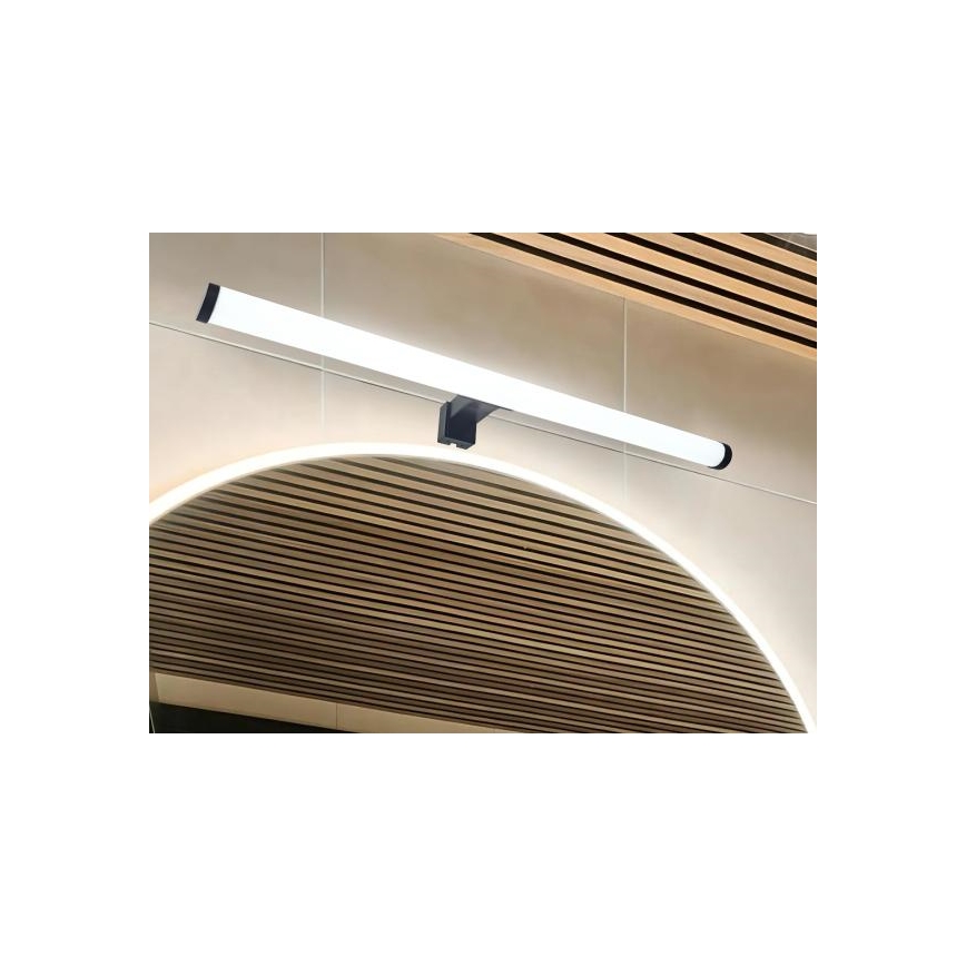 LED vannitoa peegli valgusti 12W/230V, 59,5 cm, IP44, must