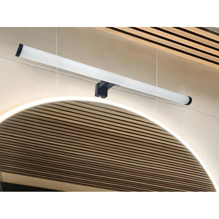 LED vannitoa peegli valgusti 12W/230V, 59,5 cm, IP44, must
