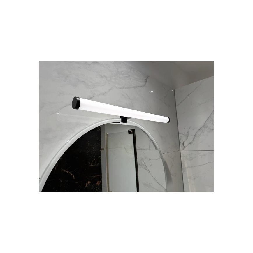 LED vannitoa peegli valgusti 12W/230V, 59,5 cm, IP44, must