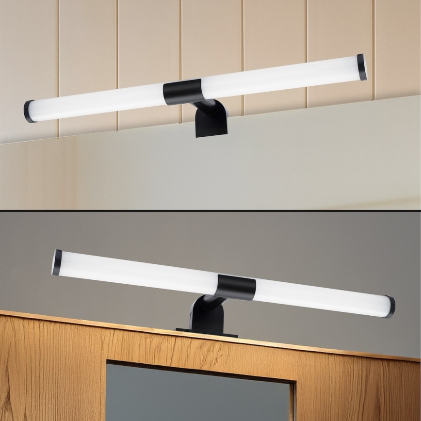 LED-vannitoa peegli valgusti 2-ühes APA LED/6W/230V 40 cm IP44 must