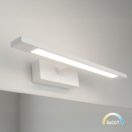 KLIMT vannitoa peeglivalgusti, LED 8 W, 230 V, 3000/4000/6000 K, 40 cm, IP44, valge