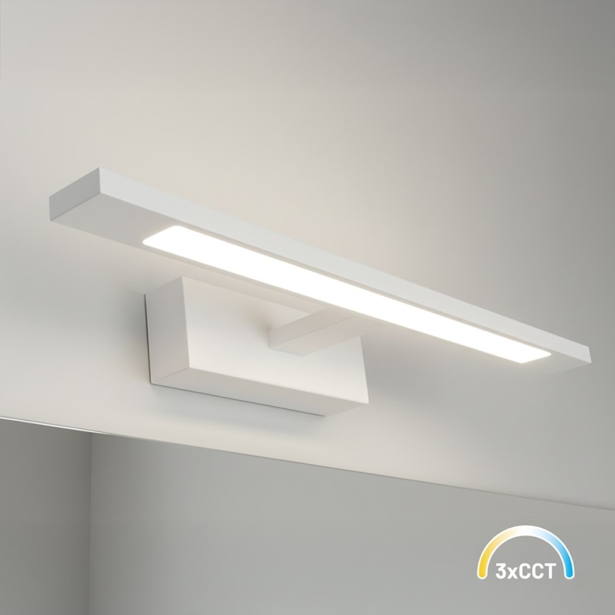 KLIMT vannitoa peeglivalgusti, LED 8 W, 230 V, 3000/4000/6000 K, 40 cm, IP44, valge