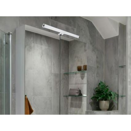 LED vannitoa peegli valgusti LED/10W/230V 45 cm IP44 läikiv kroom