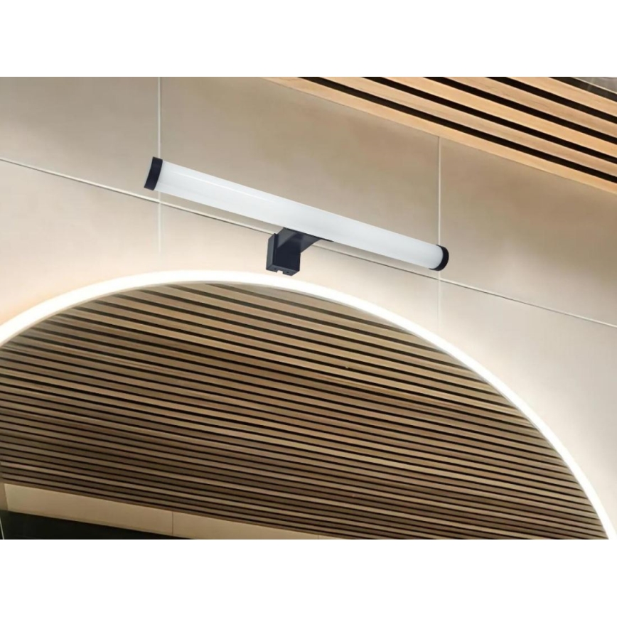 LED vannitoa peegli valgusti LED/8W/230V 30 cm IP44 must