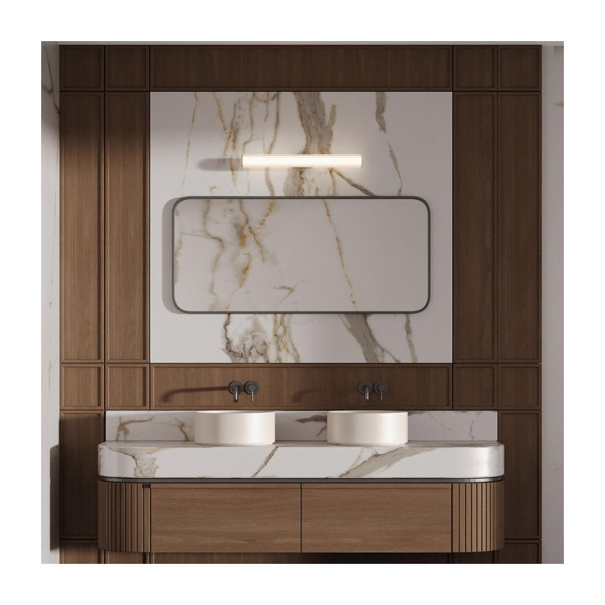 LED vannitoa peeglivalgusti LINEA LED/8W/230V 3000/4000/6000K IP44 45 cm must