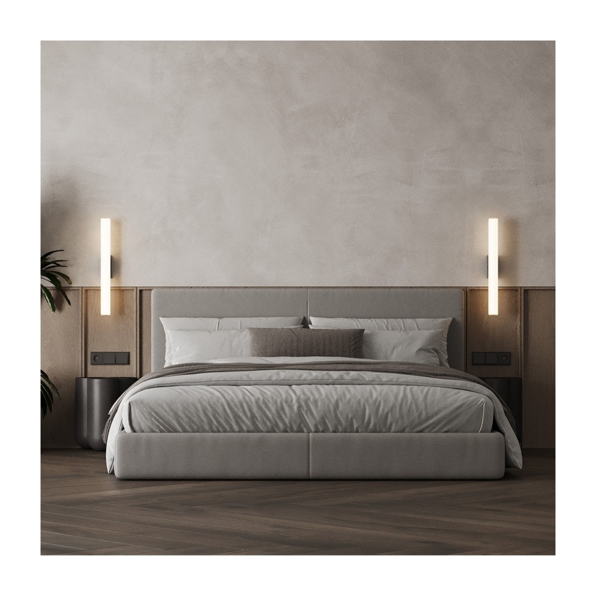 LED vannitoa peeglivalgusti LINEA LED/8W/230V 3000/4000/6000K IP44 45 cm must