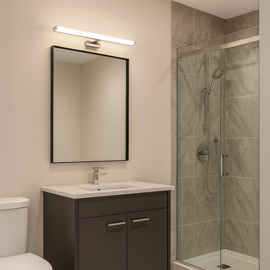 LED-vannitoa peegli valgusti MIRORE, 10 W, 230 V, 60 cm, IP44, läikiv kroom