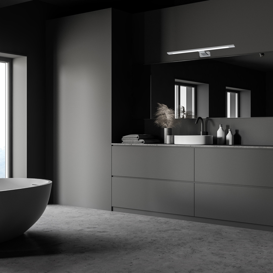 LED-vannitoa peegli valgusti SHINE LED/12W/230V 60 cm IP44 läikiv kroom