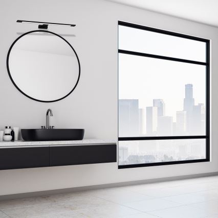 LED vannitoa peegli valgusti SHINE LED/12W/230V 60 cm IP44 must