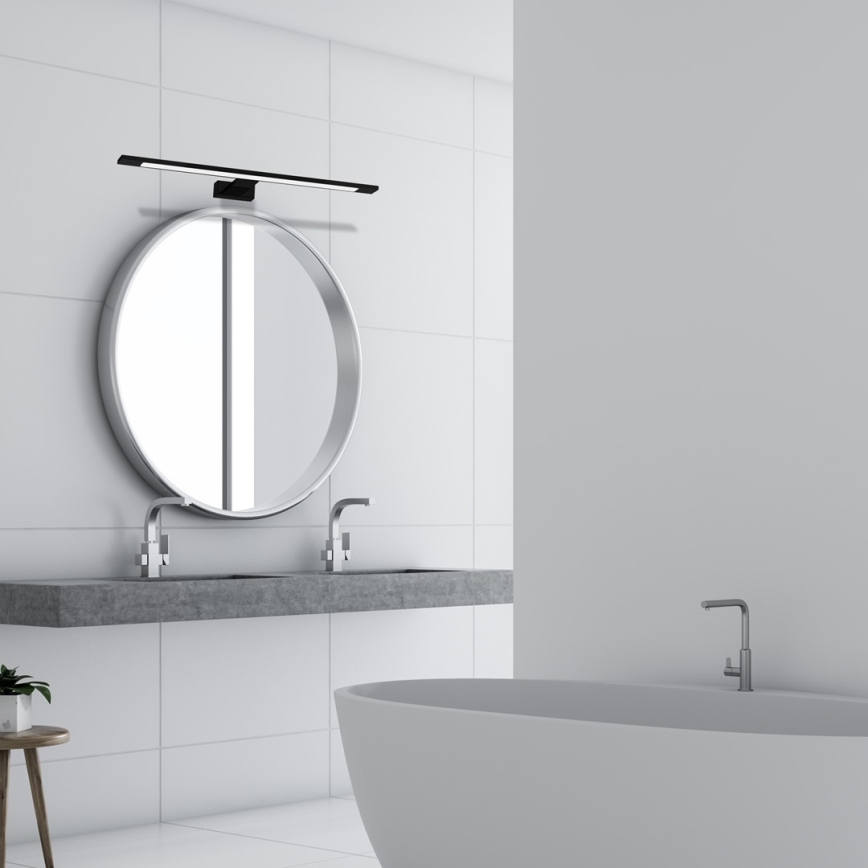 LED vannitoa peegli valgusti SHINE LED/12W/230V 60 cm IP44 must