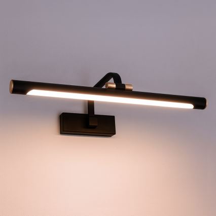 LED vannitoa peegli valgusti VINCI LED/15W/230V 60 cm IP44 must