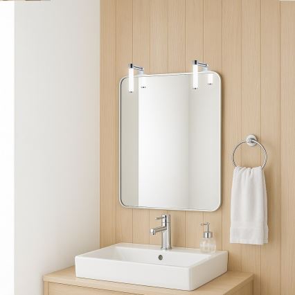 LED vannitoa peegli valgustus APA MINI LED/4W/230V IP44 läikiv kroom