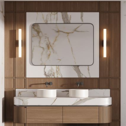 LED vannitoa peeglivalgusti LINEA LED/12W/230V 3000/4000/6000K IP44 61 cm must