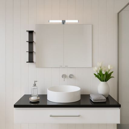 LED-vannitoa peeglivalgusti 2-ühes APA LED/6W/230V 40 cm IP44 läikiv kroom
