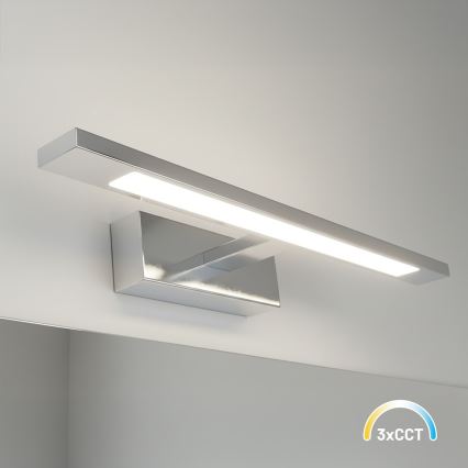 LED vannitoa peegli valgusti KLIMT LED/8W/230V 3000/4000/6000K 40 cm IP44 läikiv kroom