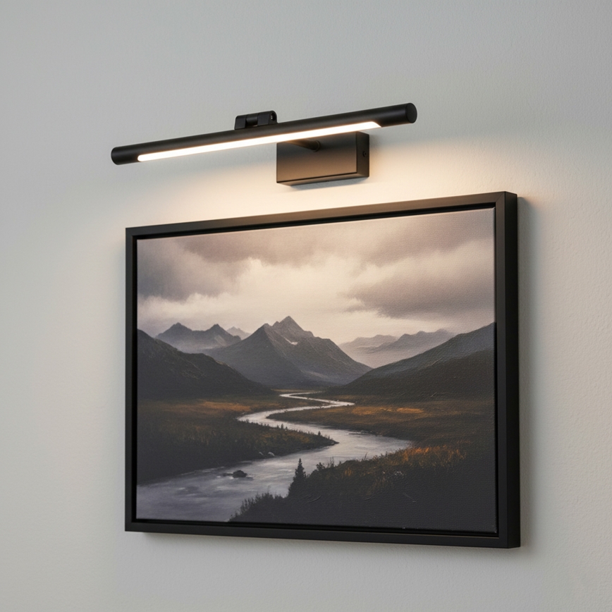 LED-vannitoa peeglivalgusti MIRROR LED/6W/230V 4000K IP44 40 cm must