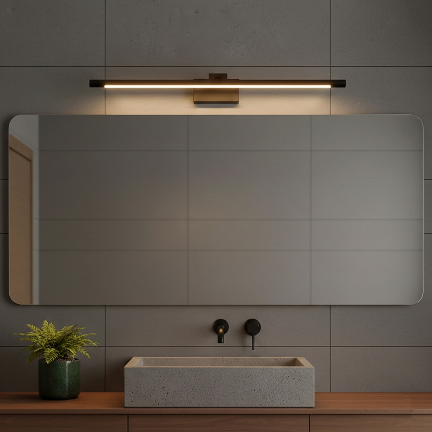 LED-vannitoa peeglivalgusti MIRROR LED/8W/230V 4000K IP44 60 cm must