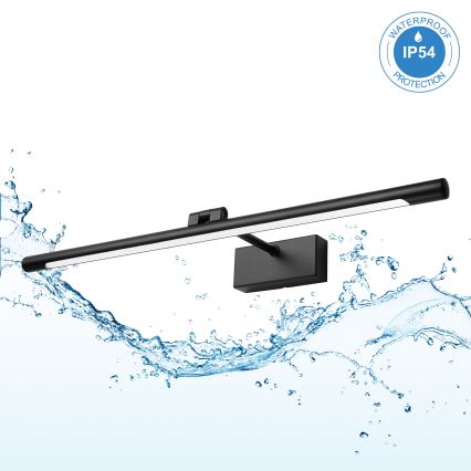 LED-vannitoa peeglivalgusti MIRROR LED/8W/230V 4000K IP44 60 cm must