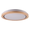 LED vannitoa puidust laelamp LED/24W/230V läbimõõt 39 cm IP44 tamm