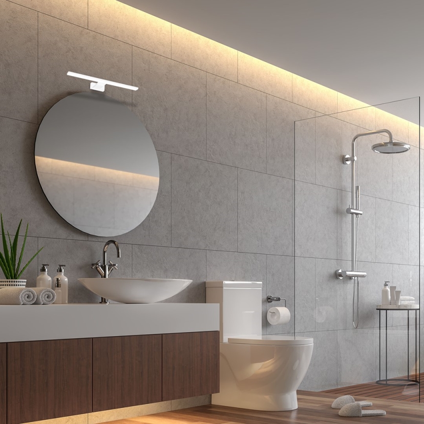 LED Vannitoa seinavalgusti SHINE LED/7W/230V 30 cm IP44 valge