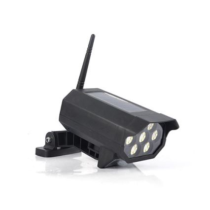 LED Võlts turvakaamera anduriga ja koos päikesepaneeliga LED/5W/5,5V 800 mAh IP65 + kaugjuhtimispult