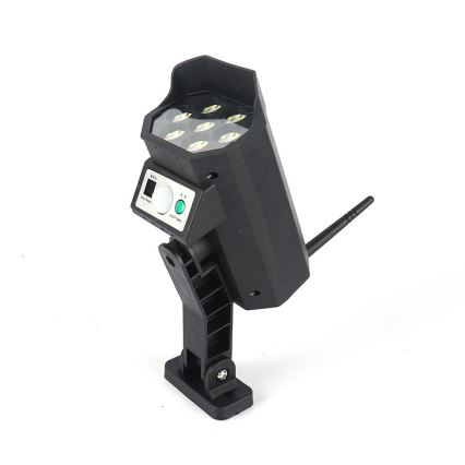 LED Võlts turvakaamera anduriga ja koos päikesepaneeliga LED/5W/5,5V 800 mAh IP65 + kaugjuhtimispult
