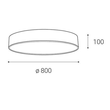 LED2 - LED Hämardatav laevalgusti MONO LED/100W/230V 3000K/4000K must