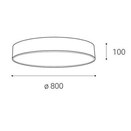 LED2 - LED Hämardatav laevalgusti MONO LED/100W/230V 3000K/4000K valge