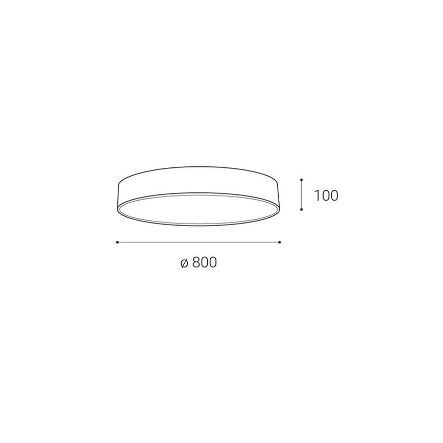 LED2 - LED Hämardatav laevalgusti MONO LED/100W/230V 3000K/4000K valge