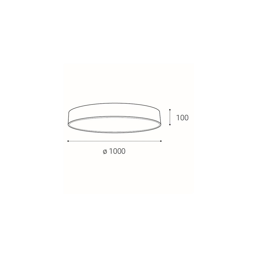 LED2 - LED Hämardatav laevalgusti MONO LED/153W/230V 3000K/4000K valge