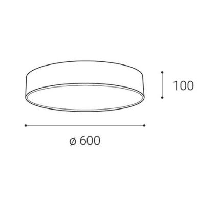 LED2 - LED Hämardatav laevalgusti MONO LED/60W/230V 3000K/4000K must