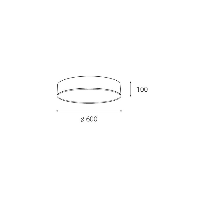 LED2 - LED Hämardatav laevalgusti MONO LED/60W/230V 3000K/4000K must