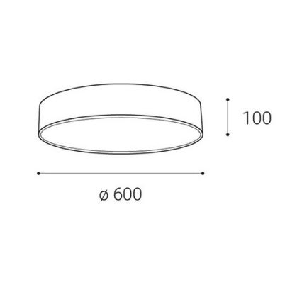 LED2 - LED Hämardatav laevalgusti MONO LED/60W/230V 3000K/4000K valge