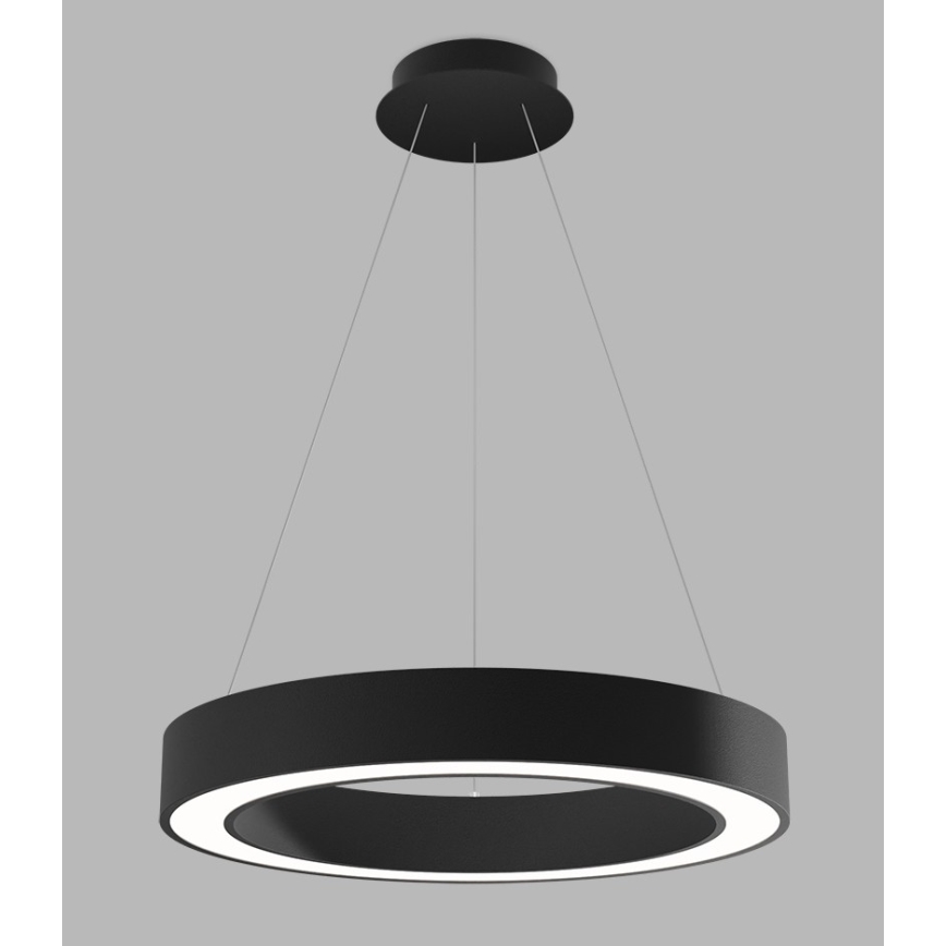 LED2 - LED Hämardatav lühter SATURN LED/50W/230V 3000K/4000K must