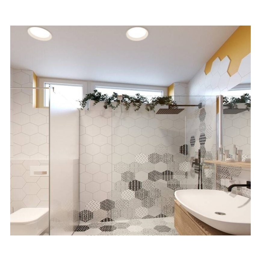 LED2-LED Hämardatav süvistatav vannitoavalgusti ZETA LED/15W/230V 4000K IP44