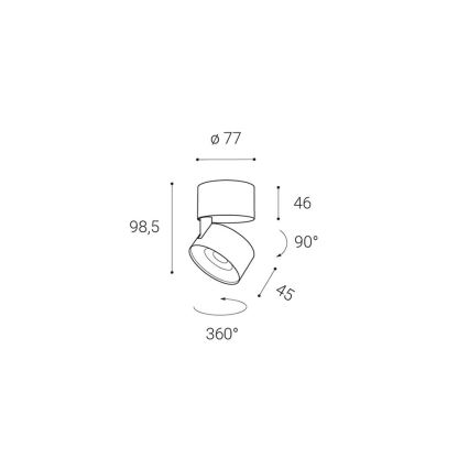 LED2 - LED Kohtvalgusti KLIP ON LED/11W/230V