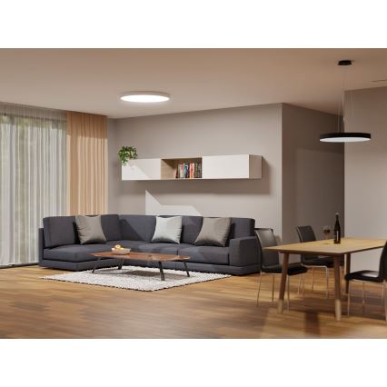 LED2 - LED laelamp MONO SLIM LED/30W/230V 3000/4000K Ø 40 cm valge