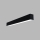 LED2 - LED laevalgusti LINO LED/24W/230V 3000/3500/4000K 90 cm must