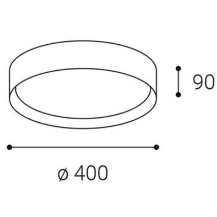 LED2 - LED Laevalgusti MILA LED/30W/230V 3000/4000K