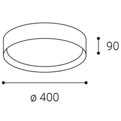 LED2 - LED Laevalgusti MILA LED/30W/230V 3000/4000K