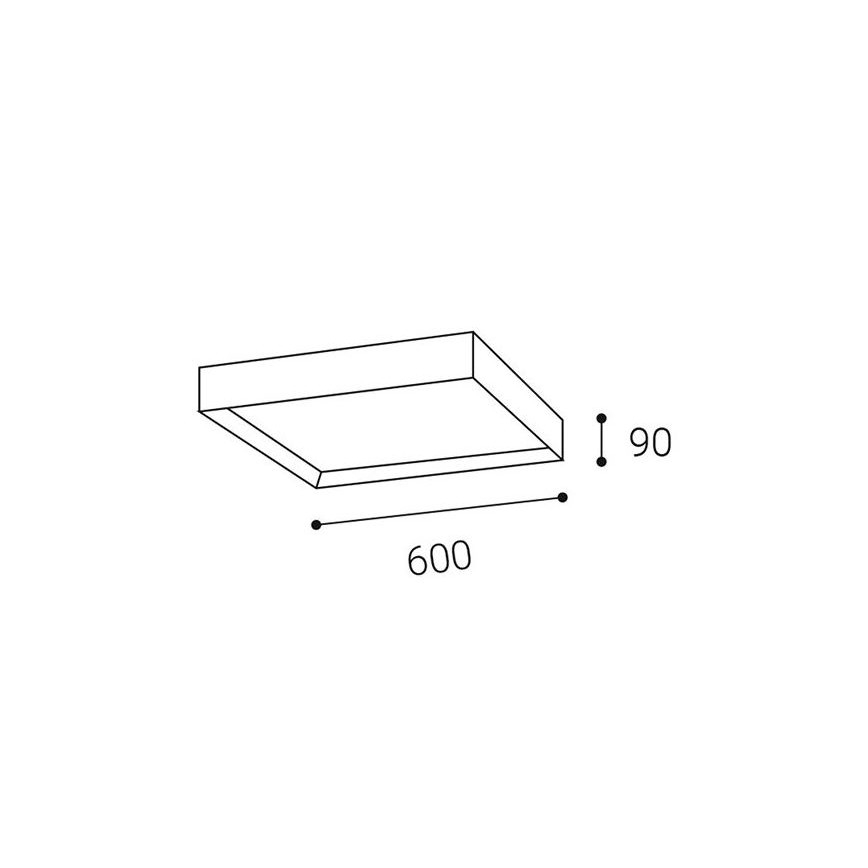 LED2 - LED Laevalgusti MILO LED/60W/230V 3000/4000K