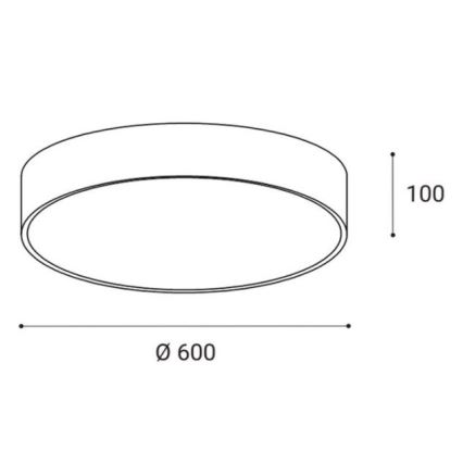 LED2 - LED Laevalgusti MONO LED/60W/230V 3000/4000K must