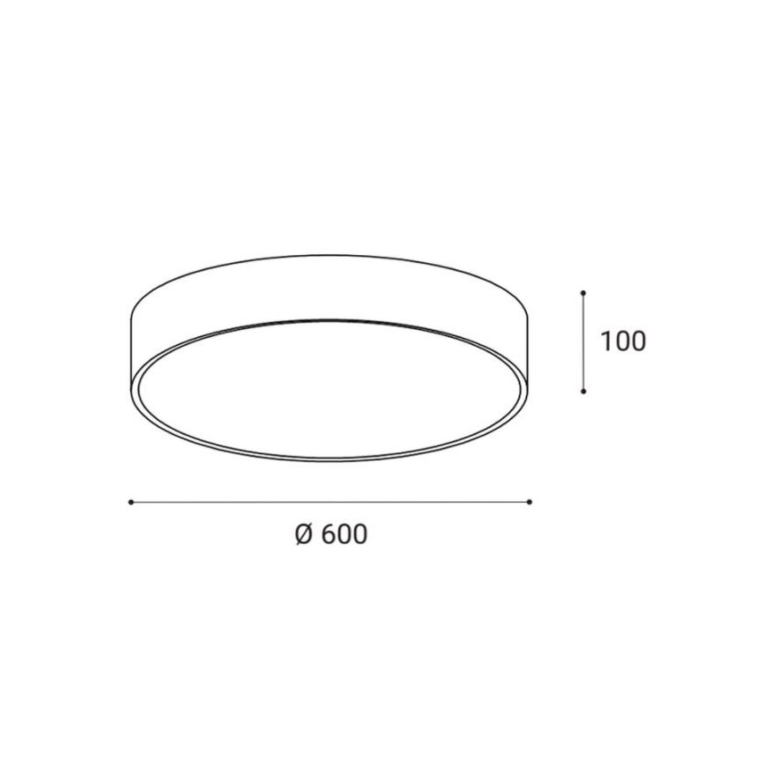 LED2 - LED Laevalgusti MONO LED/60W/230V 3000/4000K must