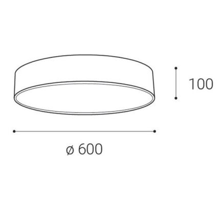 LED2 - LED Laevalgusti MONO LED/60W/230V 3000/4000K valge