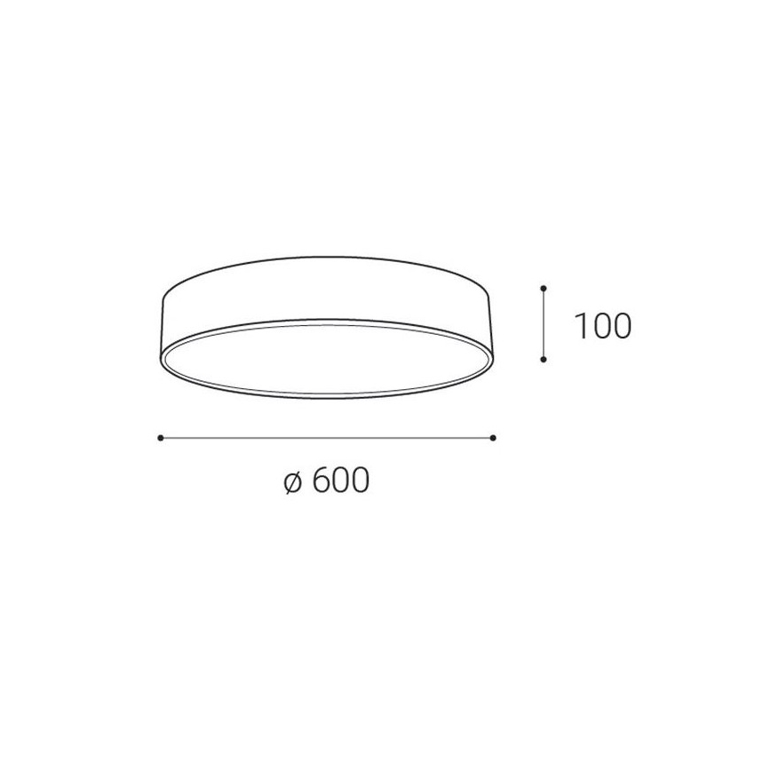 LED2 - LED Laevalgusti MONO LED/60W/230V 3000/4000K valge