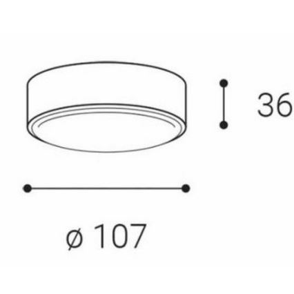 LED2 - LED Laevalgusti ROLO LED/6W/230V IP65 antratsiit